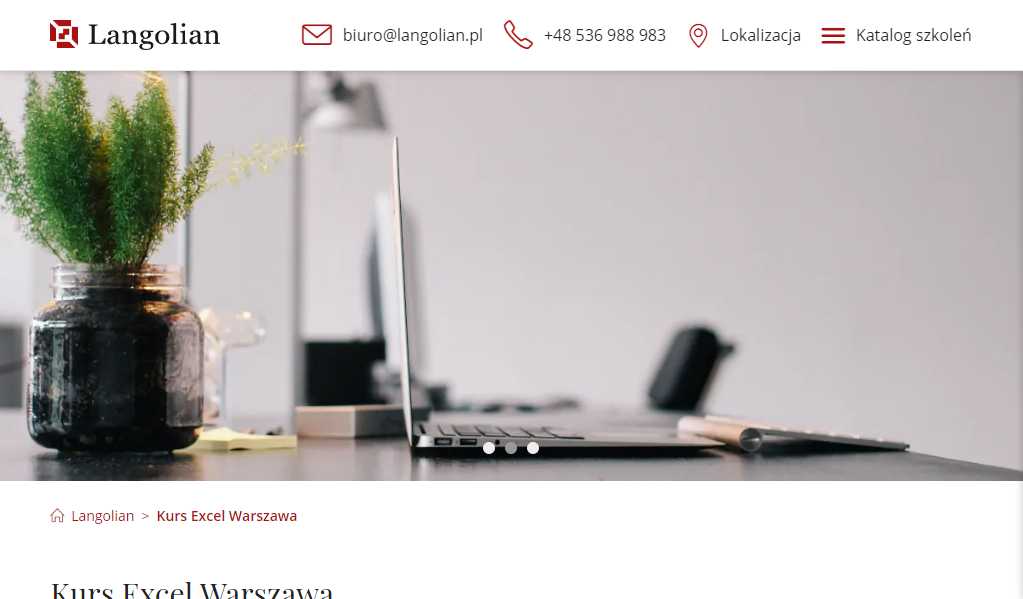 Kurs Excel Warszawa