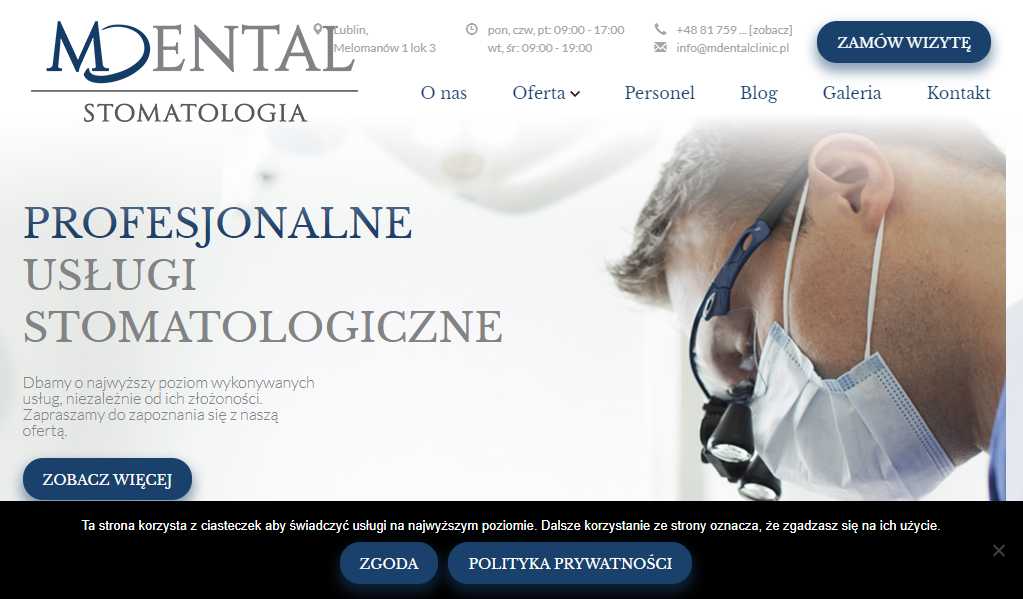 Zarezerwuj wizytę w MDental Clinic